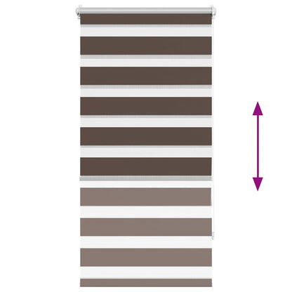 Doppelrollo 60 x 120 cm braun