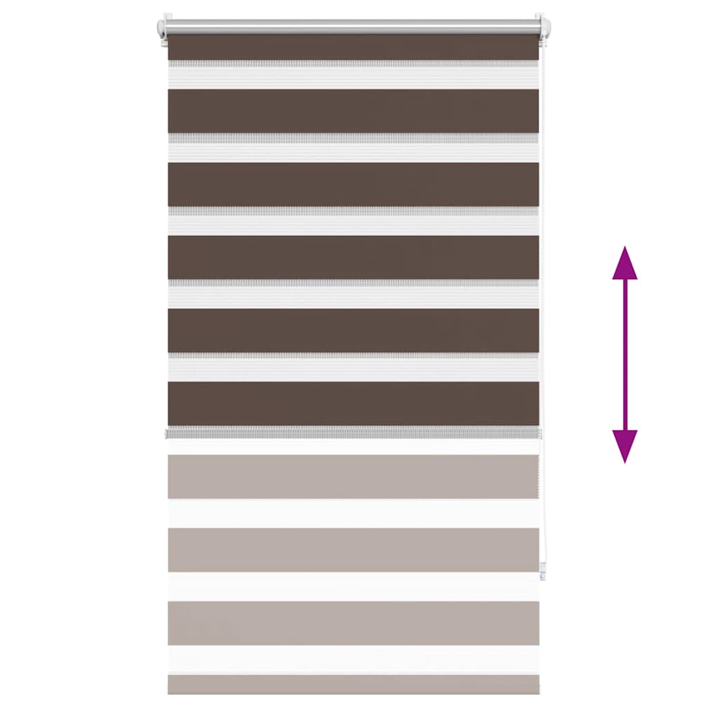 Doppelrollo 70 x 120 cm coffee