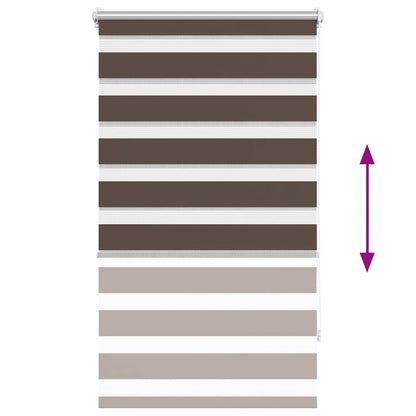 Doppelrollo 70 x 120 cm coffee