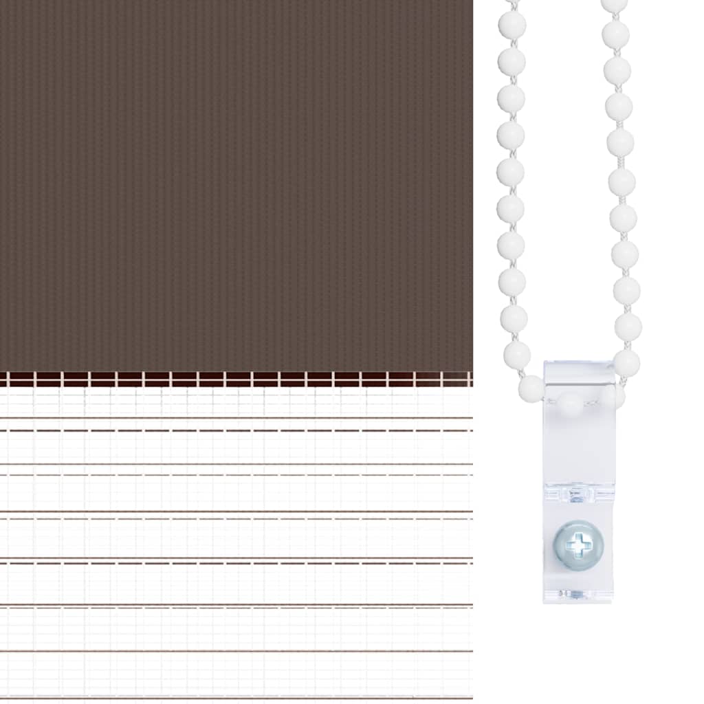 Doppelrollo 70 x 120 cm coffee