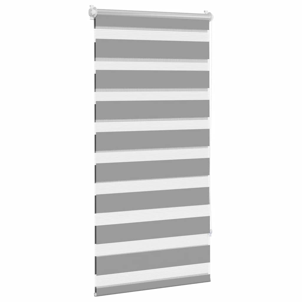 Doppelrollo Seitenzug 80 x 150 cm grau