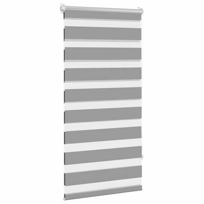 Doppelrollo Seitenzug 80 x 150 cm grau