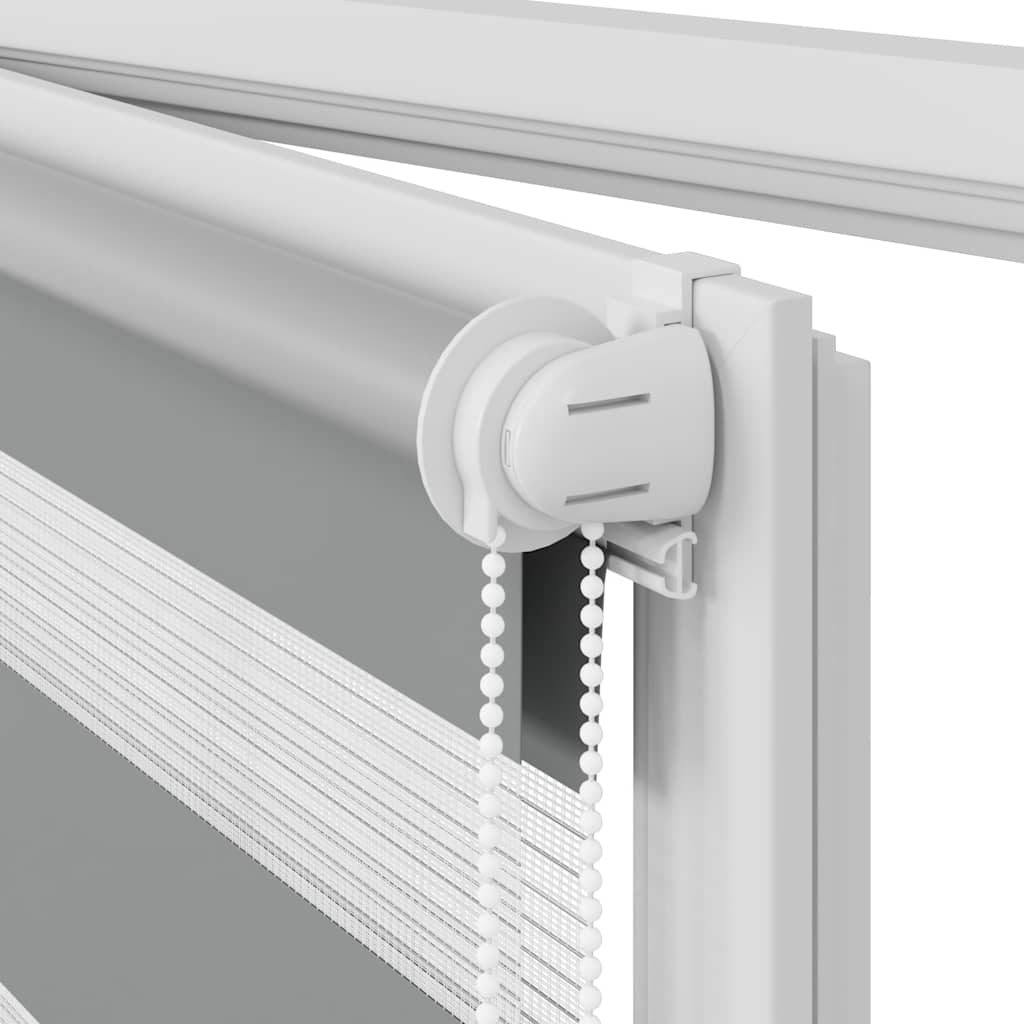 Doppelrollo Seitenzug 80 x 150 cm grau