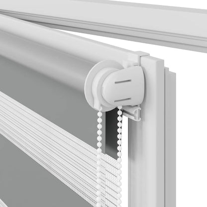 Doppelrollo Seitenzug 80 x 150 cm grau