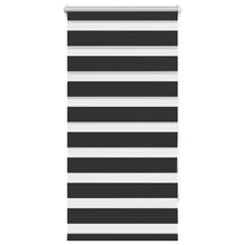 Doppelrollo Seitenzug 80 x 150 cm schwarz