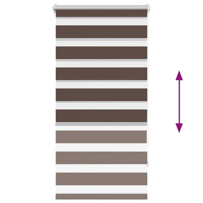 Doppelrollo Seitenzug Duo 80 x 150 cm coffee