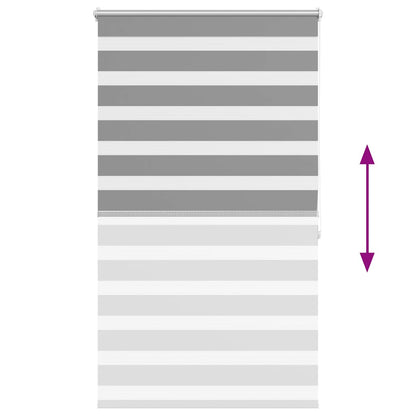 Doppelrollo Seitenzug Duo Rollo  80 x 175 cm grau
