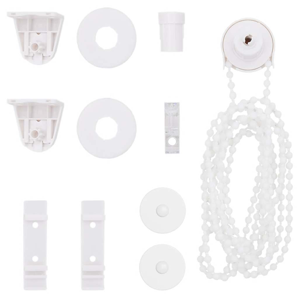 Doppelrollo Seitenzug 100 x 175 cm weiß