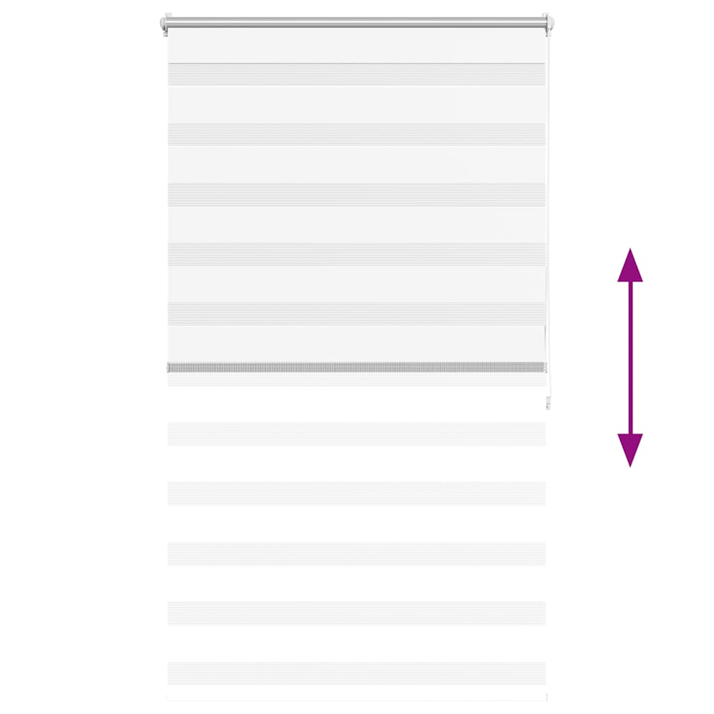 Doppelrollo Seitenzug 100 x 175 cm weiß