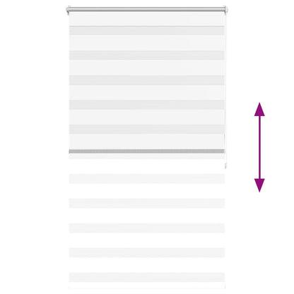 Doppelrollo Seitenzug 100 x 175 cm weiß