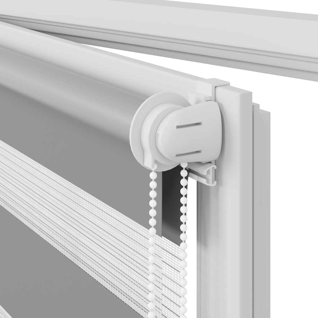 Doppelrollo Seitenzug 100 x 175 cm grau