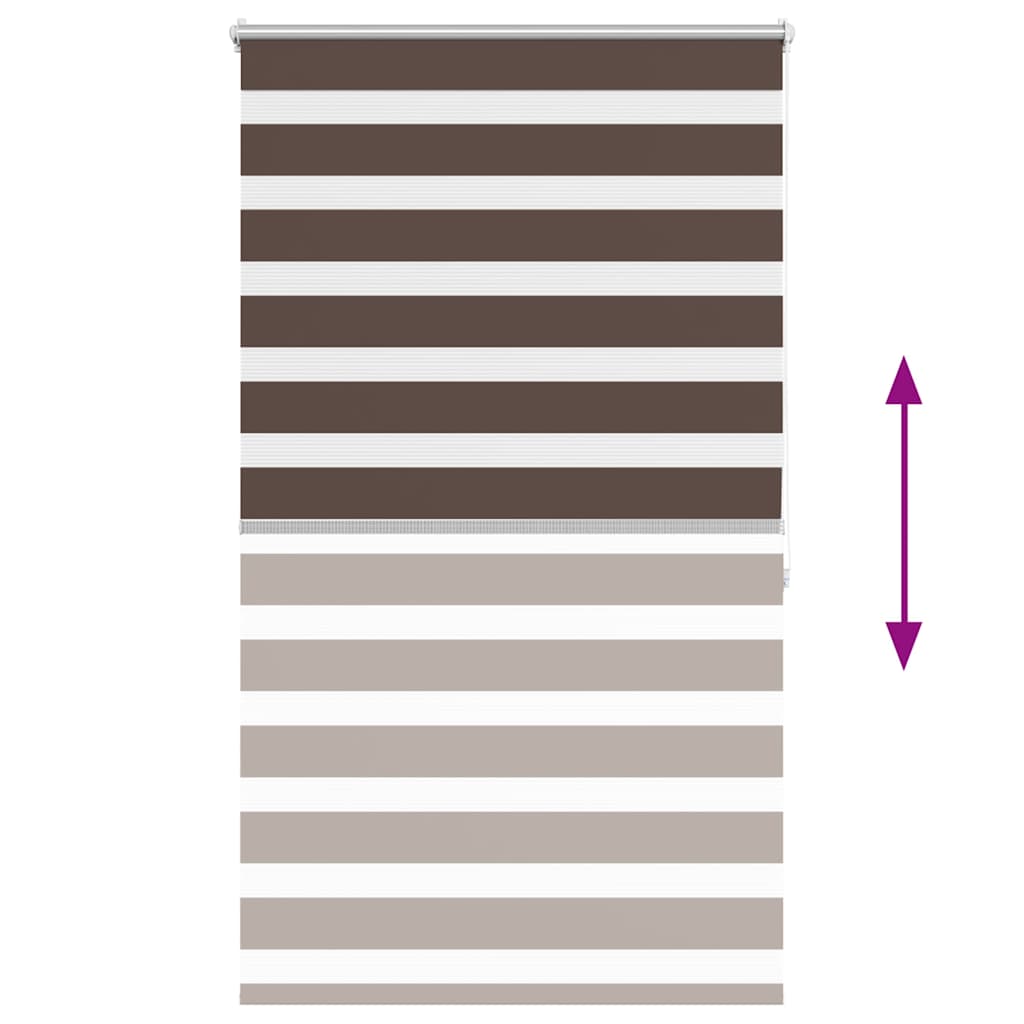 Doppelrollo 100 x 175 cm brau