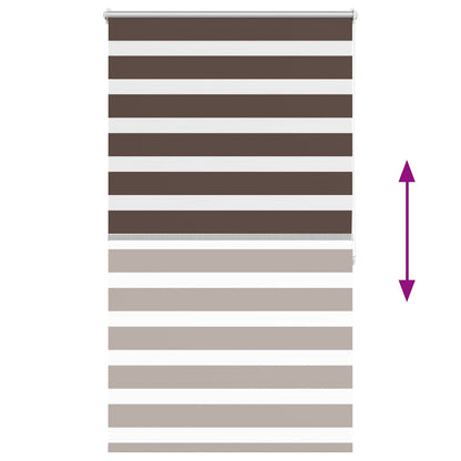 Doppelrollo 100 x 175 cm brau