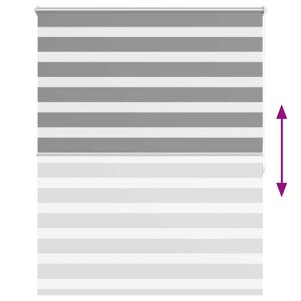 Doppelrollo Seitenzug 120 x 175 cm grau