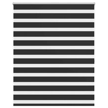 Doppelrollo Seitenzug 120 x 175 cm schwarz