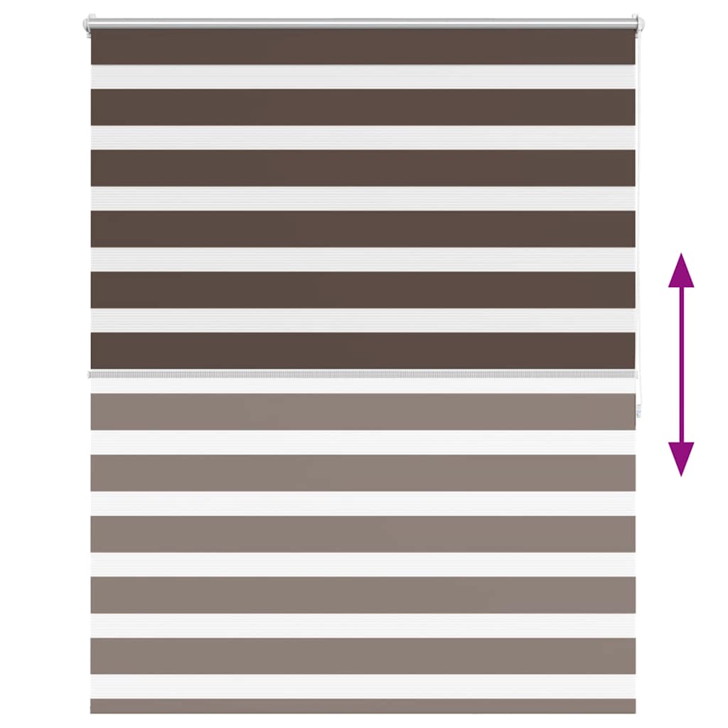 Doppelrollo Seitenzug Duo Rollo 120 x 175 cm brau