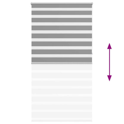 Doppelrollo 120 x 230 cm grau