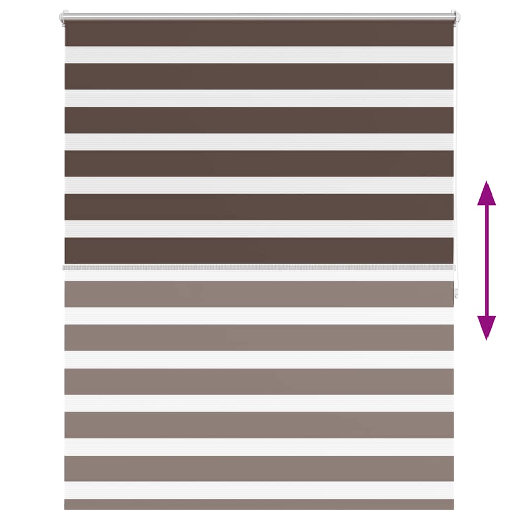 Doppelrollo 140 x 175 cm coffee