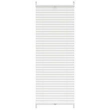 Verdunklungsplissee 40×100 cm Weiß