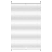 Verdunklungsplissee 70×100 cm Weiß