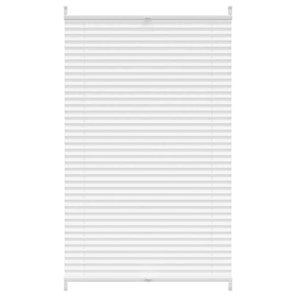 Verdunklungsplissee 70×100 cm Weiß