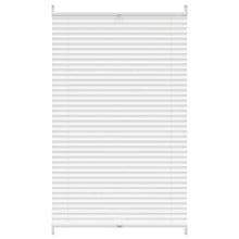 Verdunklungsplissee 70×150 cm Weiß