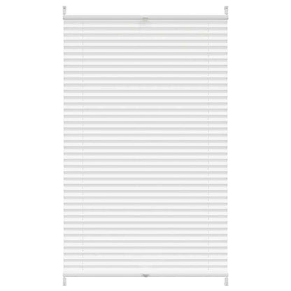 Verdunklungsplissee 70×150 cm Weiß
