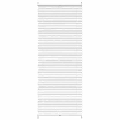 Verdunklungsplissee 70×200 cm Weiß