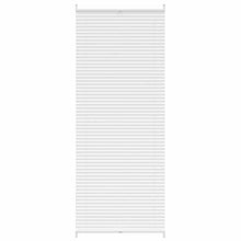 Verdunklungsplissee 80×200 cm Weiß