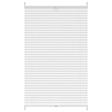 Verdunklungsplissee 90×100 cm Weiß