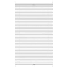 Verdunklungsplissee 90×125 cm Weiß