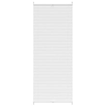 Verdunklungsplissee 90×200 cm Weiß