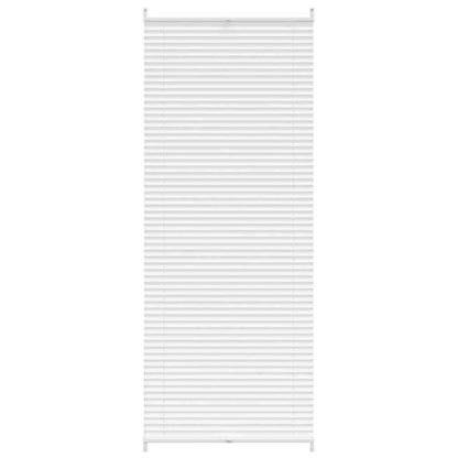 Verdunklungsplissee 90×200 cm Weiß