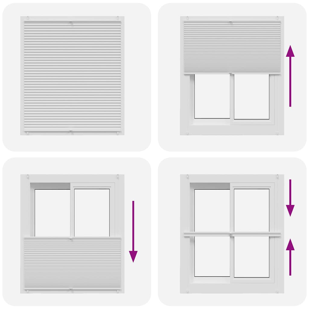 Plissee Faltrollo Rollo Plisseerollo 100x150cm Weiß