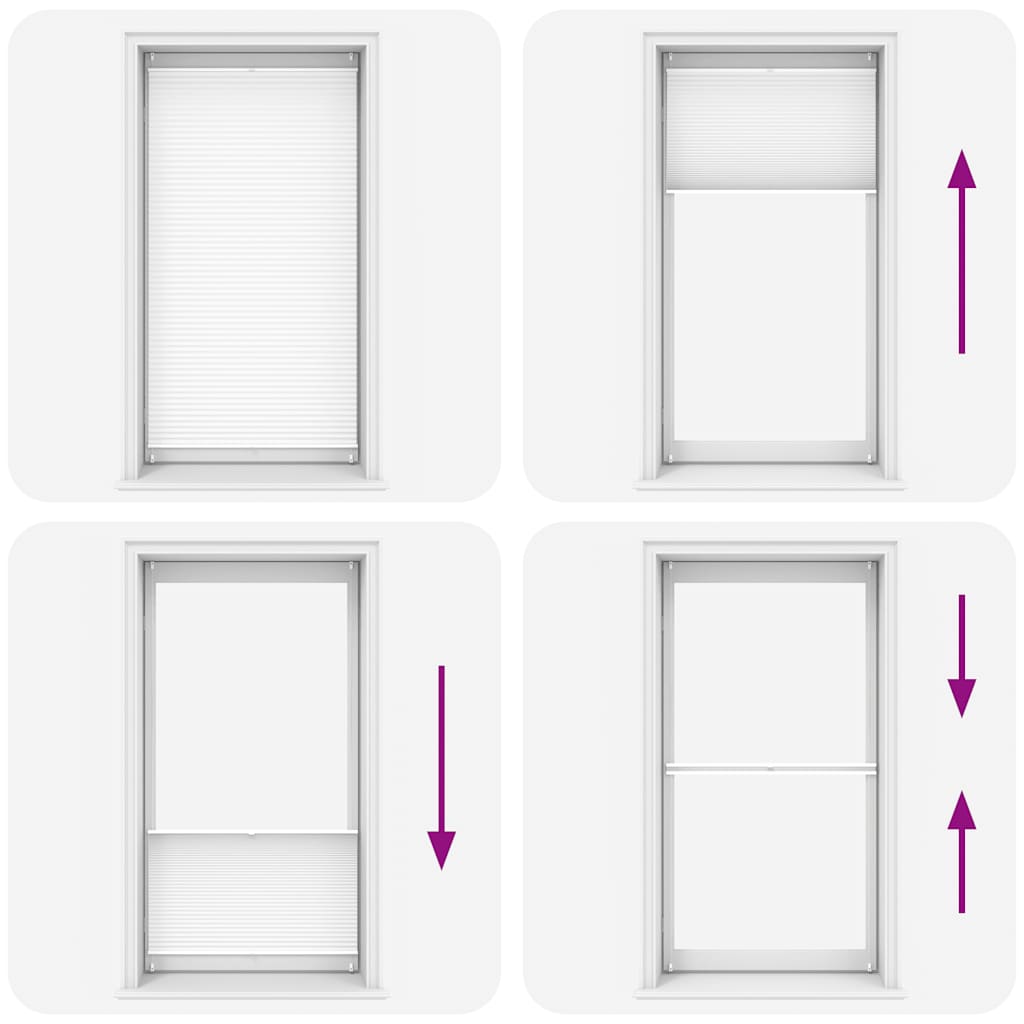 Plissee Faltrollo Rollo Plisseerollo 100x200cm Weiß