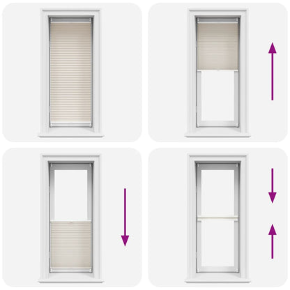 Plissee Faltrollo Rollo Plisseerollo 50x100cm Creme