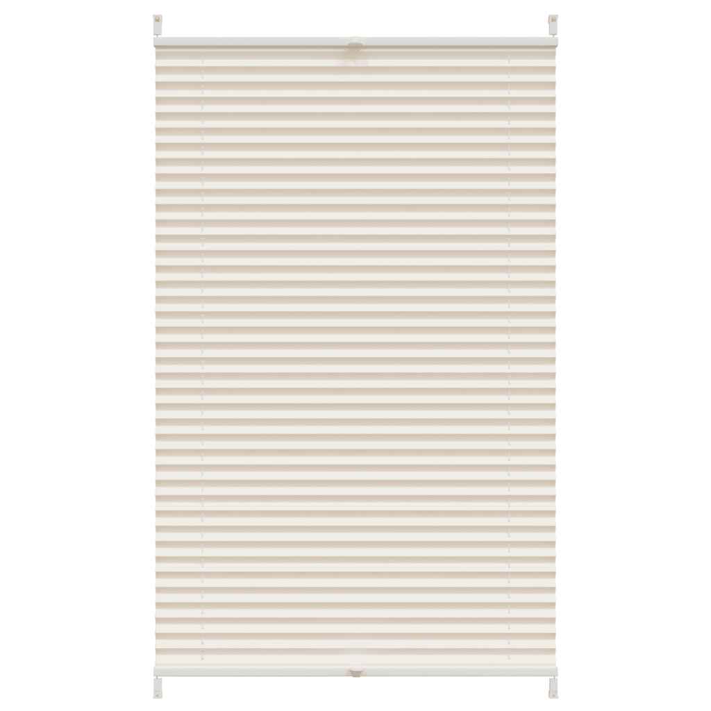Plissee Faltrollo Rollo Plisseerollo 80x125cm Creme