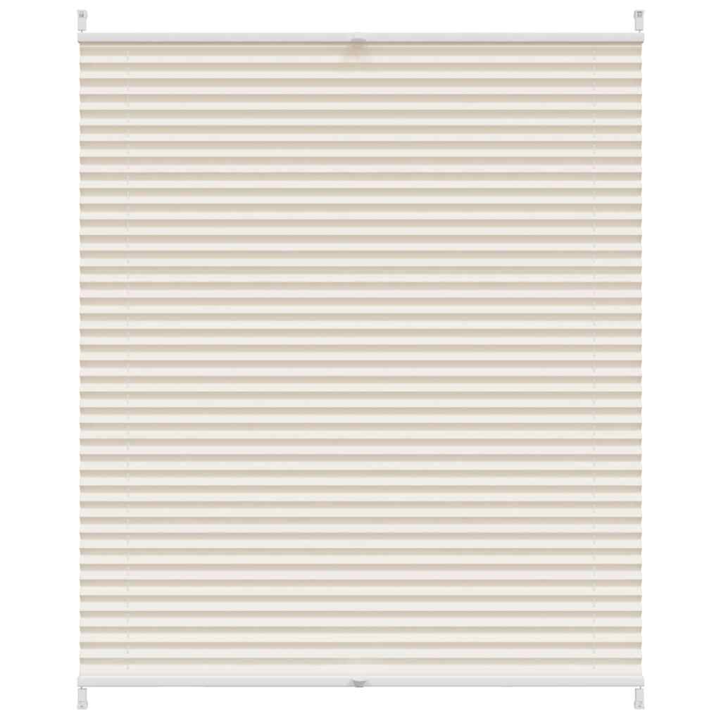 Plissee Faltrollo Rollo Plisseerollo 100x125cm Creme