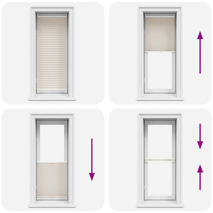 Plissee Faltrollo Rollo Plisseerollo 40x150cm Creme