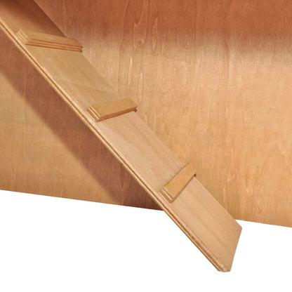 Kaninchenstall Kleintierhaus Hasenstall 3 Türen Holz Messing