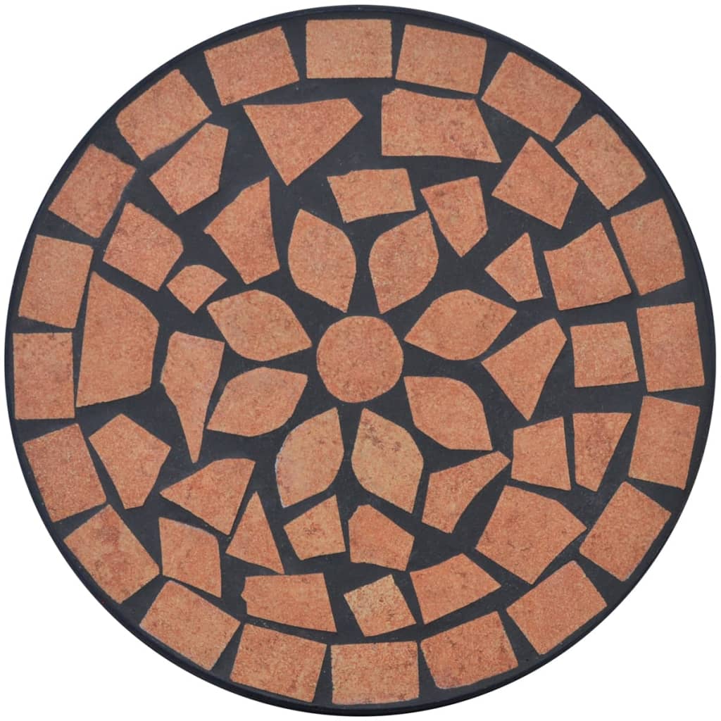 Beistelltisch Mosaik Terracotta 1 Terrakotta 30 x 60 cm