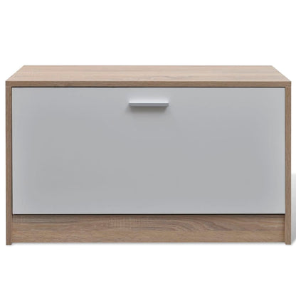 Garderoben Flur 3-in-1 Schuhschrank Schuhkipper Spiegel