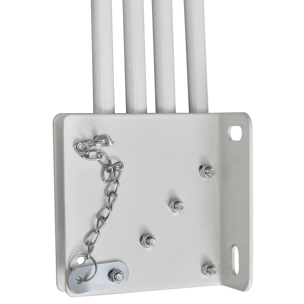 Faltbarer Balkonfächer Creme 210×210 cm