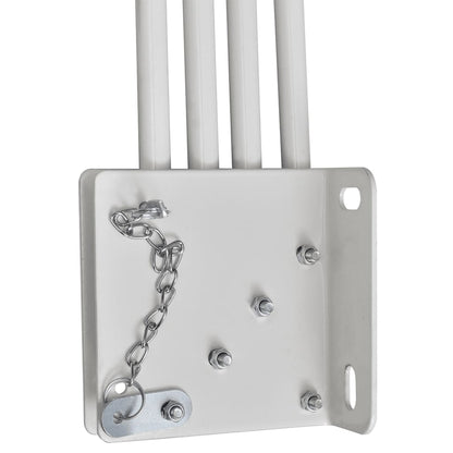 Faltbarer Balkonfächer Creme 210×210 cm