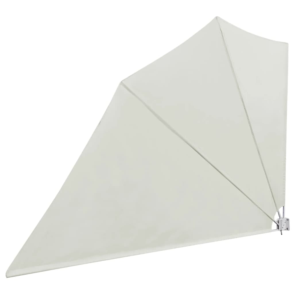 Faltbarer Balkonfächer Creme 160×240 cm