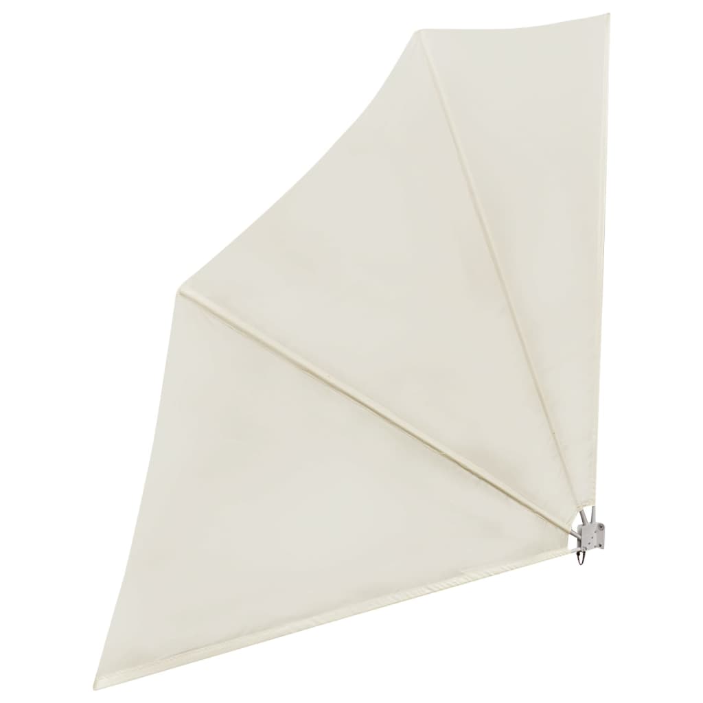 Faltbarer Balkonfächer Creme 140×140 cm