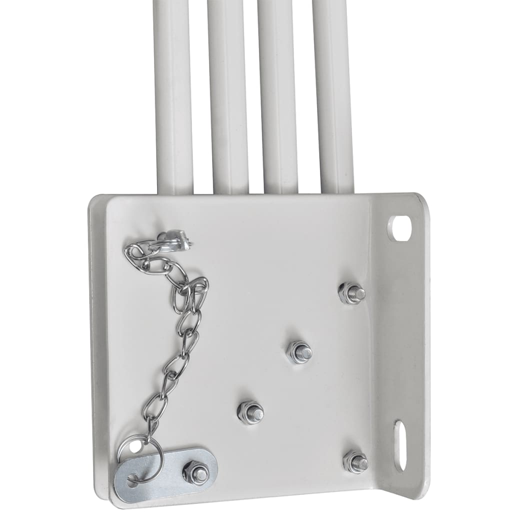 Faltbarer Balkonfächer Terracotta-Rot 140×140 cm