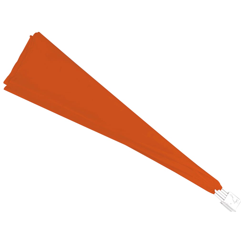 Faltbarer Balkonfächer Terracotta-Rot 140×140 cm