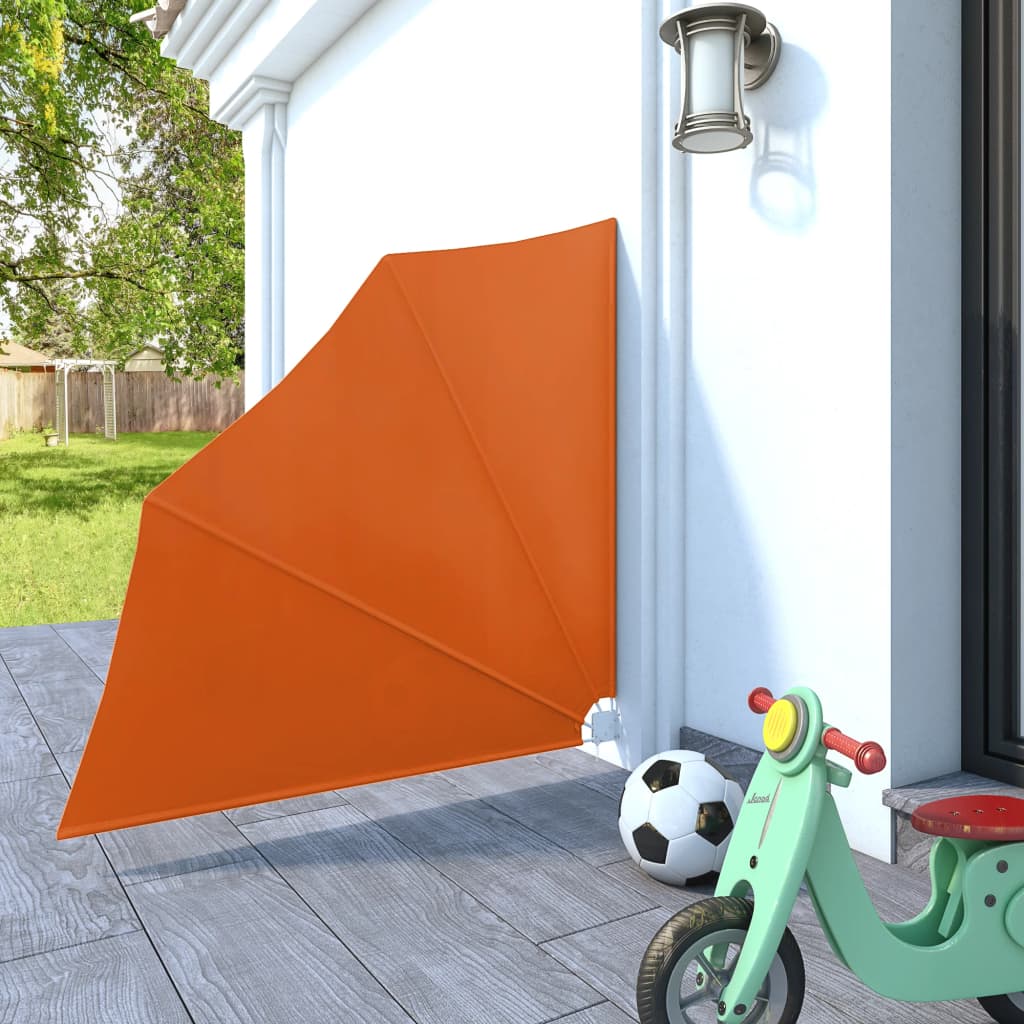 Faltbarer Balkonfächer Terracotta-Rot 140×140 cm