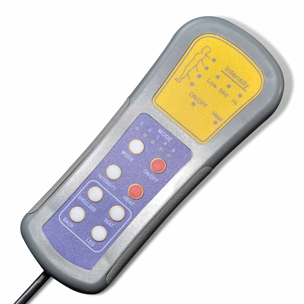 Massagesessel Schwarz Kunstleder